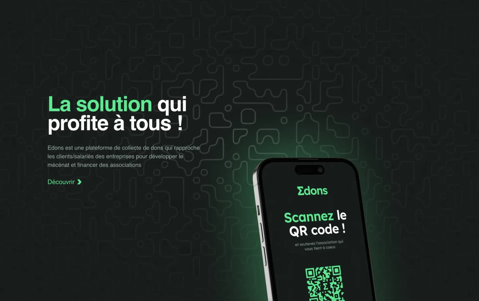 Aperçu du projet Reprise E-dons