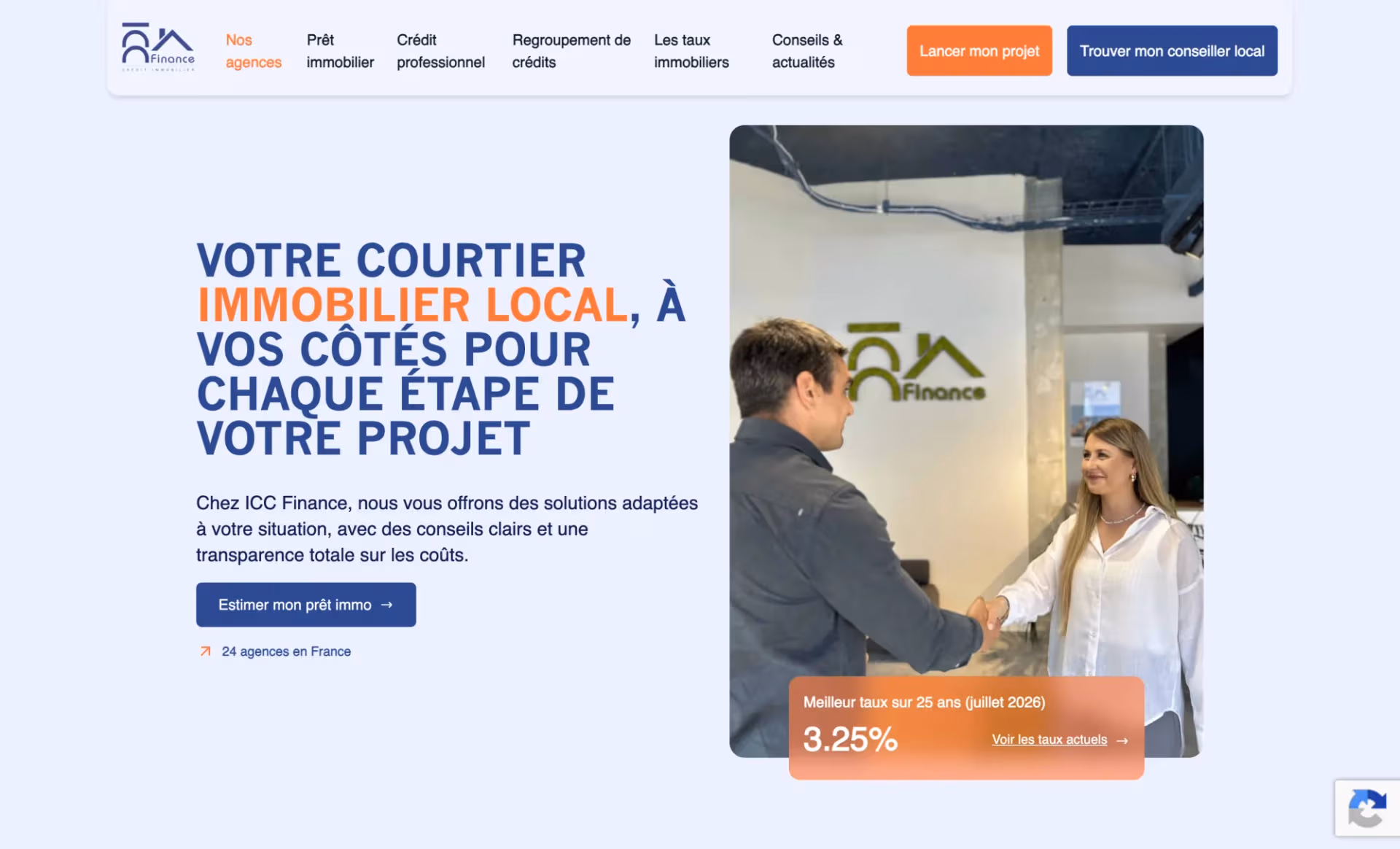 Aperçu du projet ICC Finance